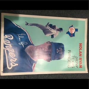 Nolan Ryan Signed Poster (42” by 30”)